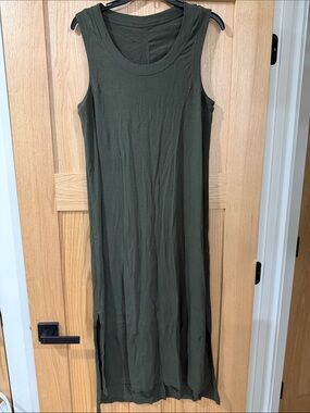 lululemon athletica Sleeveless Olive Maxi Dress